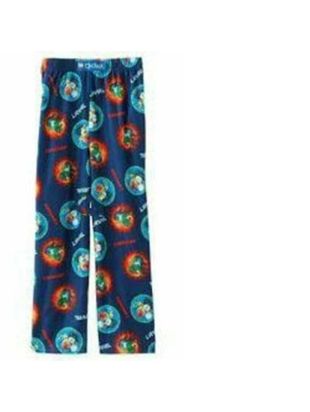 Lego Chima Pajamas Pants 6/7 Boys Blue Flannel Lounge Elastic Waist Sleepwear